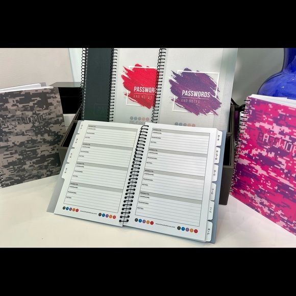 FORGET YOUR PASSWORDS? Now we have a solution! 11 styles of password books - Picture 6 of 15